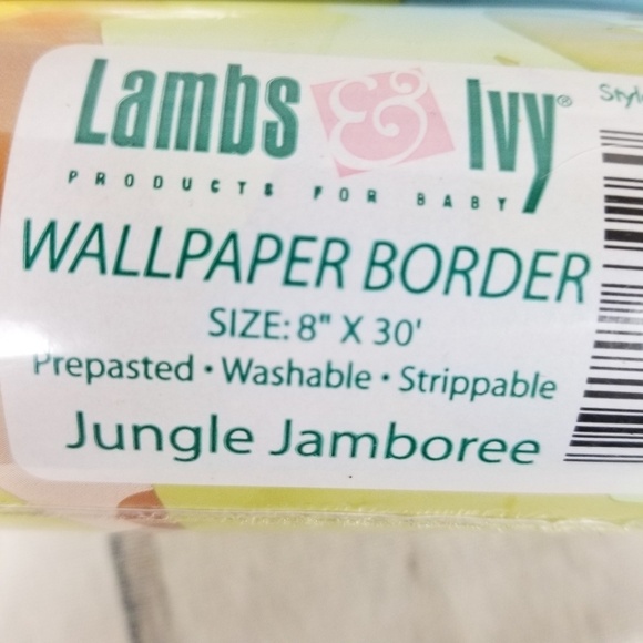 Lambs & Ivy Jungle  Jamboree Wallpaper Border x 2 - Picture 5 of 5